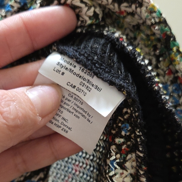 Joseph Ribkoff Multicolor Mesh Abstract Tunic - Picture 6 of 8